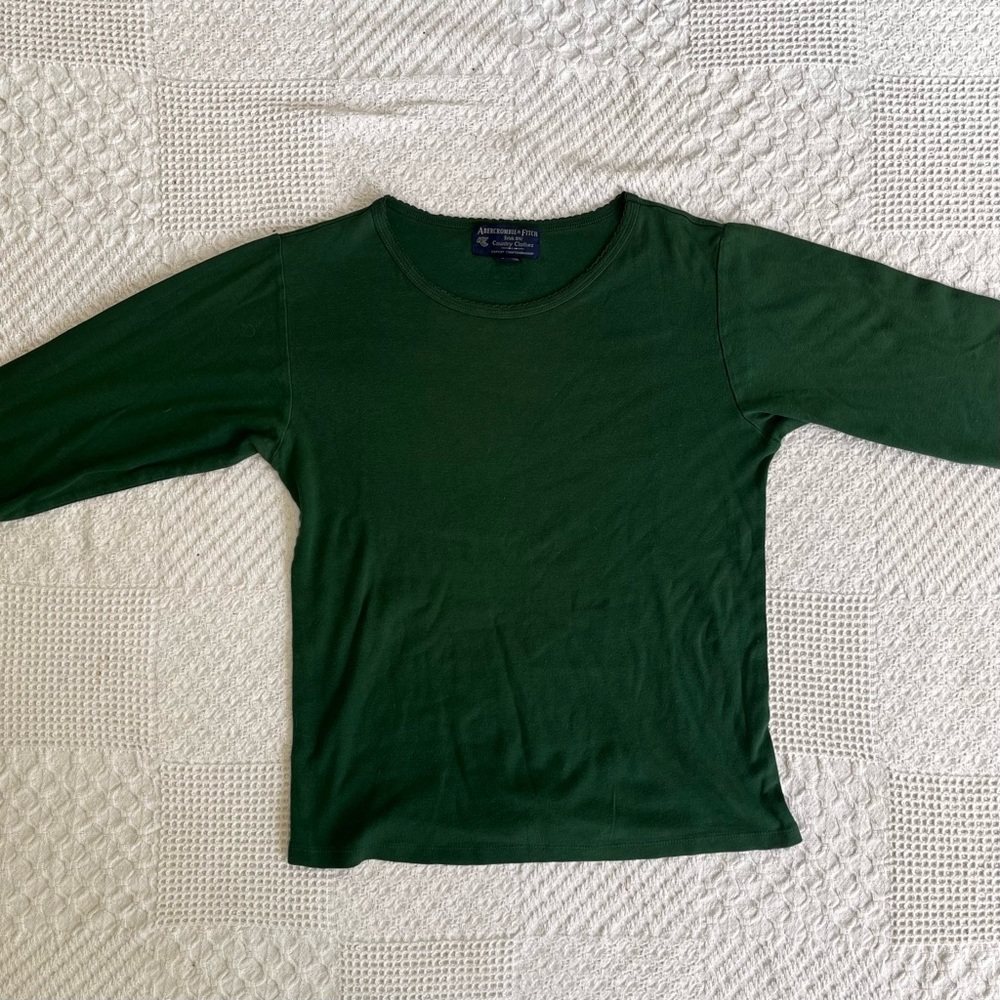 Vintage ambercrombie “country clothes” long sleeve tee